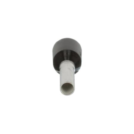 Panduit Ferrule, Expanded Blk Slv, No 16 AWG (1.50sq mm) Wire, FSDX78-8-D, PK 500 FSDX78-8-D